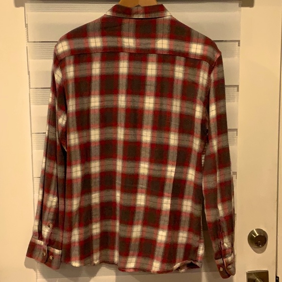 Free Nature slim fit flannel button down shirt - Picture 2 of 6